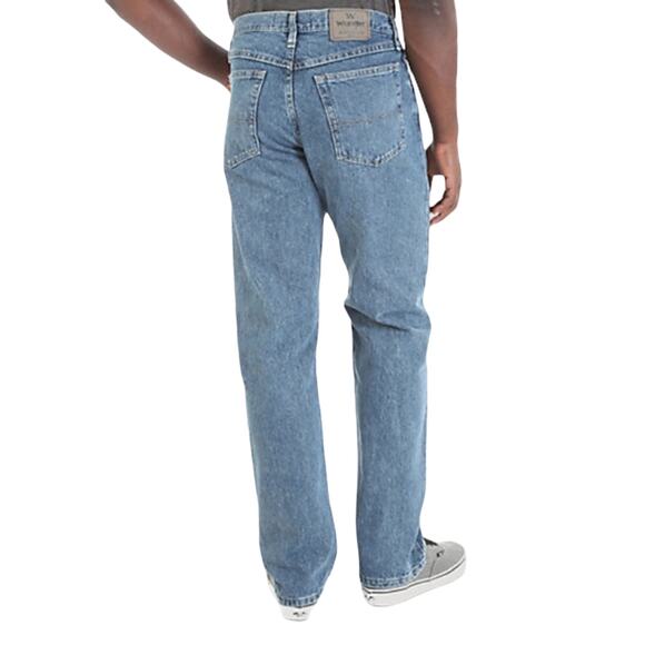 [B6] Wrangler Men's Relaxed Fit Cotton Jeans, Size 40X30 - Picture 3 of 8